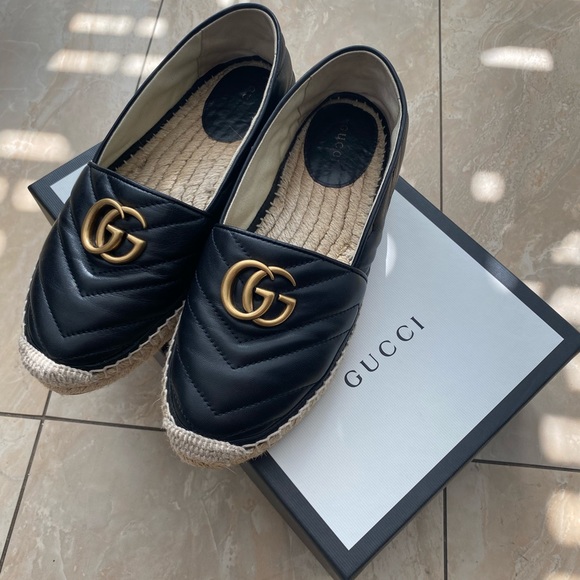 Gucci spadilles in a pristine condition, original box and dust bags - Picture 3 of 8